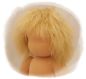 Preview: Teil 3/4: Gr 54cm Puppenhaare aus Mohairfellgewebe DUNKELBLOND/Haarlänge 7cm