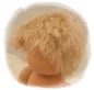 Preview: Teil 3/4: Gr 54cm Puppenhaare aus Mohairfellgewebe STROHBLOND/Haarlänge 4cm