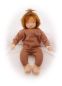 Preview: Baby-Strickpullover rotbraun 50-54cm