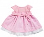 Preview: Puppen-Sommerkleid rosé 42-48cm