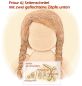 Preview: Teil 3/4: Gr 40-48cm Puppenhaare/Frisur aus Glattmohairgarn CARAMEL/Haarlänge 18cm