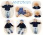 Preview: ANTONIUS Baby-Puppenkind  54cm