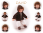 Preview: DAVID Puppenkind  44cm