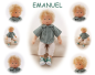 Preview: EMANUEL Puppenkind  44cm