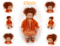 Preview: ERNA Puppenkind  44cm