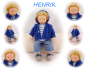 Preview: HENRIK Puppenkind  44cm