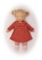 Preview: Puppen-Strickkleid pfirsich 38-40cm (IF)