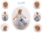 Preview: LUIS Puppenkind  44cm