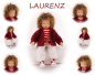 Preview: LAURENZ Puppenkind  44cm