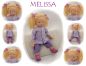 Preview: MELISSA Puppenkind  44cm