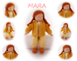 Preview: MARA Puppenkind  48cm