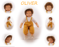 Preview: OLIVER Puppenkind  44cm