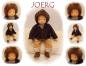 Preview: JOERG Puppenkind  44cm