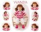 Preview: WANDA Puppenkind  48cm