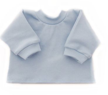 Puppenpullover hellblau 40-48cm