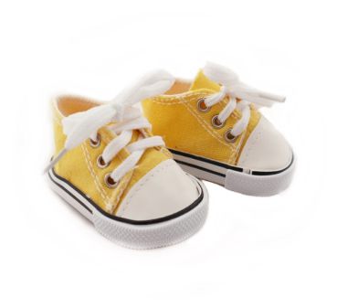 Puppen-Turnschuhe gelb 44-48cm (IF)