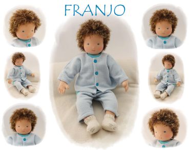 FRANJO Puppenbaby 54cm