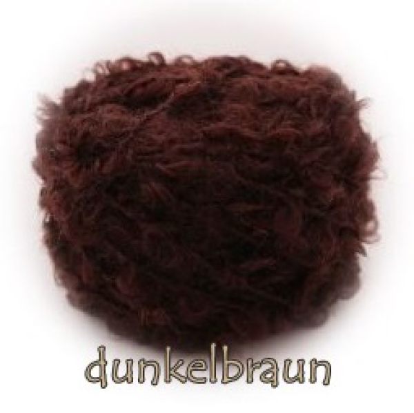 Lockenmohair Puppengarn Bouclé (50gr Knäuel)