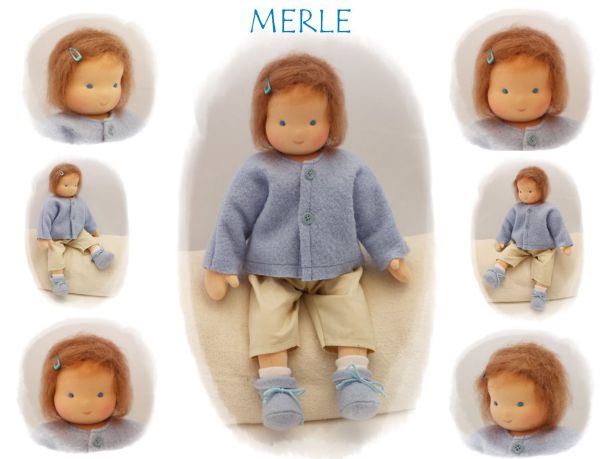 MERLE Baby-Puppenkind  46cm