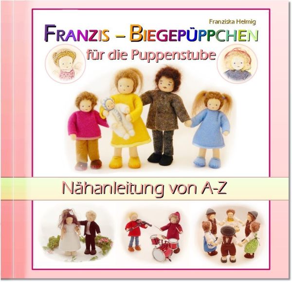 Nähanleitung Biegepüppchen für die Puppenstube