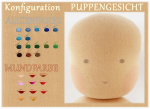 Teil 2: Konfiguration Gesicht Augen und Mundfarbe für Puppengröße 40-54cm