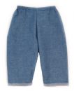 Puppenhose jeansblau 42-48cm