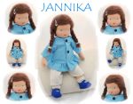 JANNIKA Puppenkind  44cm